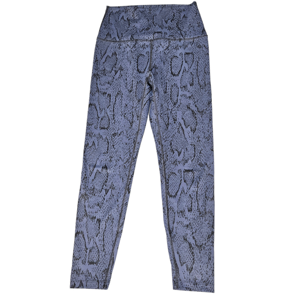 Beyond Yoga X Barre 3 Blue Python Print Leggings - image 1